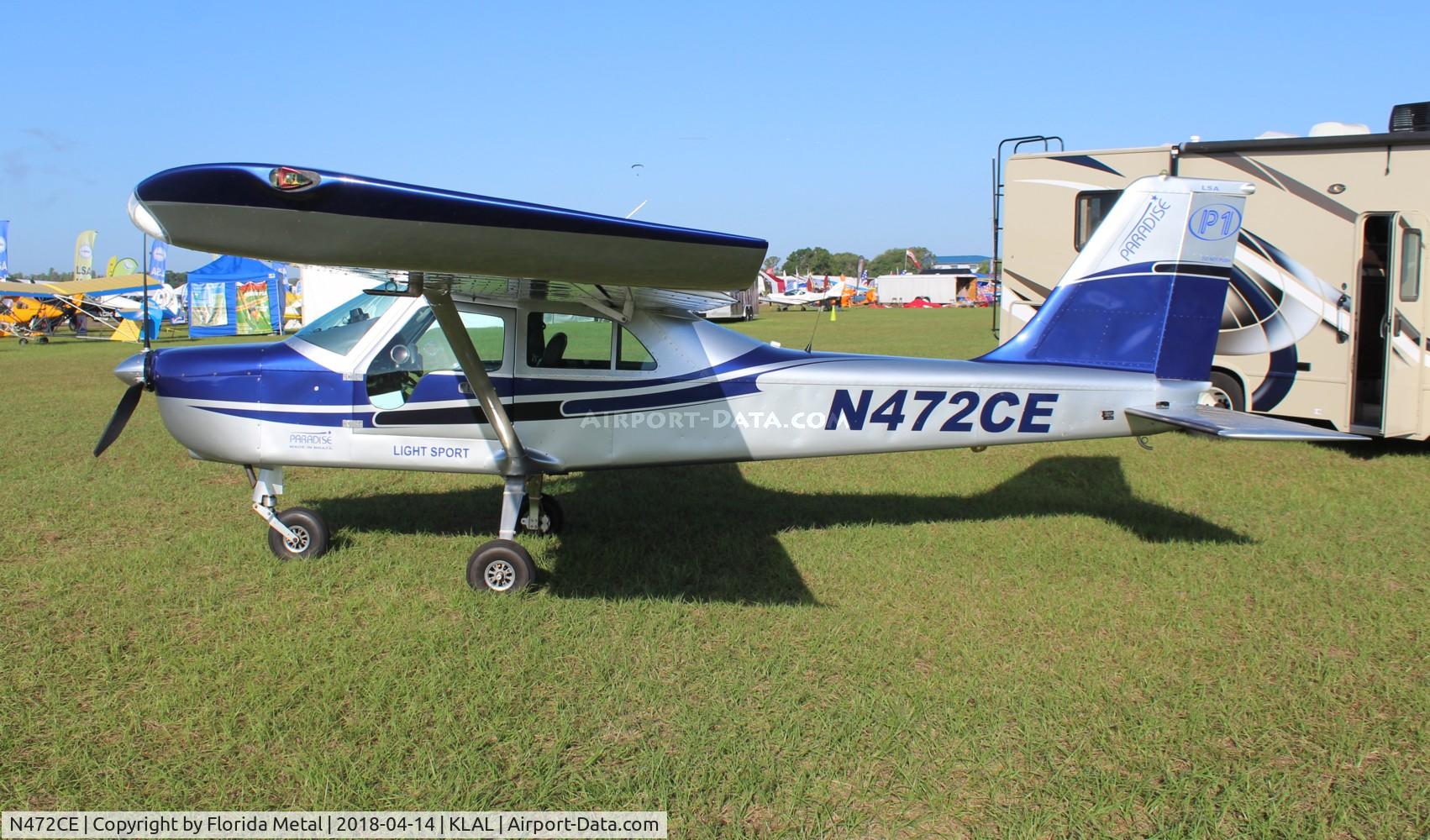 N472CE, Paradise Usa Llc Paradise P-1 SLSA LW C/N 0117, SNF 2018