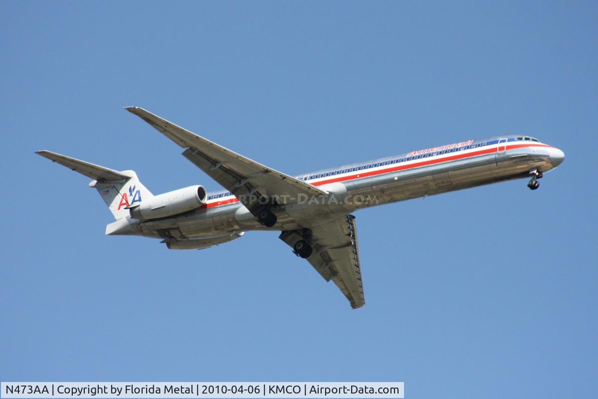 N473AA, 1988 McDonnell Douglas MD-82 (DC-9-82) C/N 49648, MCO 2010