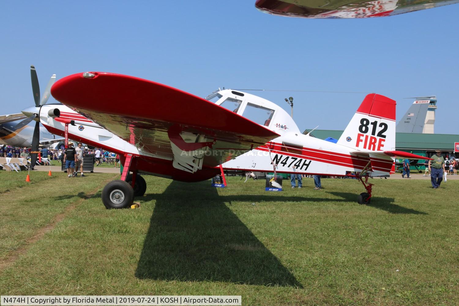 N474H, 2006 Air Tractor Inc AT-802 C/N 802-0252, OSH 2019