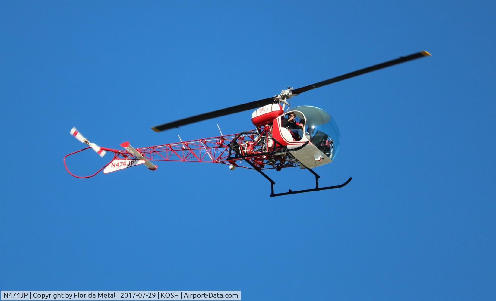 N474JP, 1970 Bell 47G-4A C/N 7725, OSH 2017