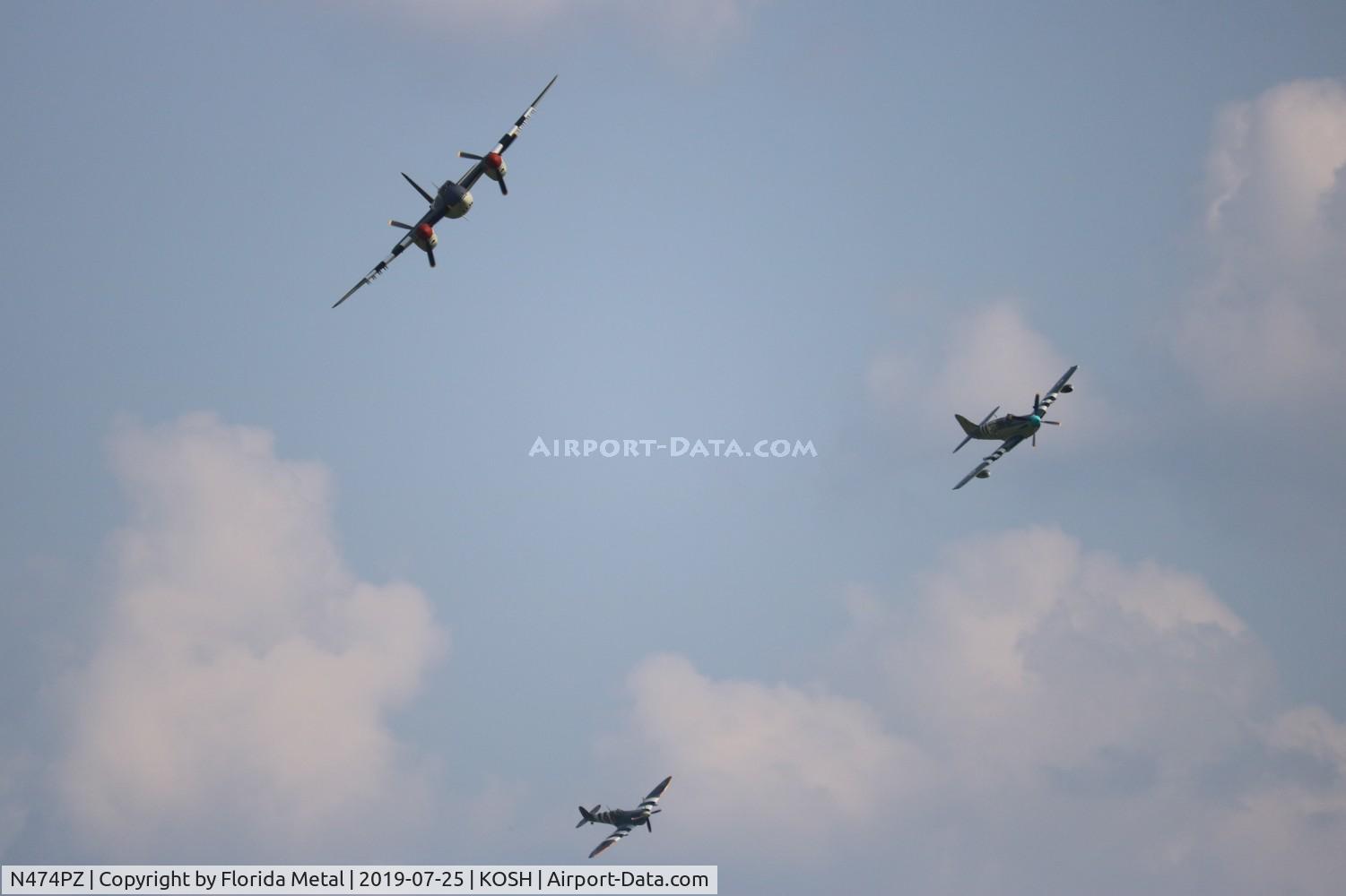 N474PZ, 1945 De Havilland DH.98 Mosquito FB.VI C/N NZ2384/PZ474, OSH 2019