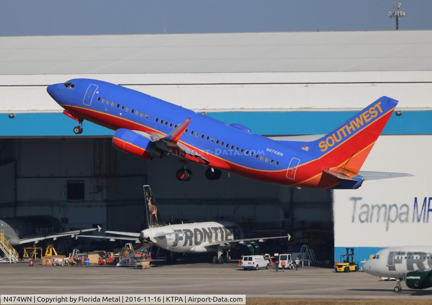 N474WN, 2004 Boeing 737-7H4 C/N 33861, TPA 2016