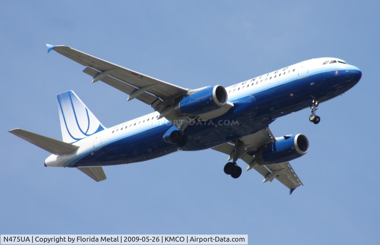 N475UA, 2001 Airbus A320-232 C/N 1495, MCO 2009