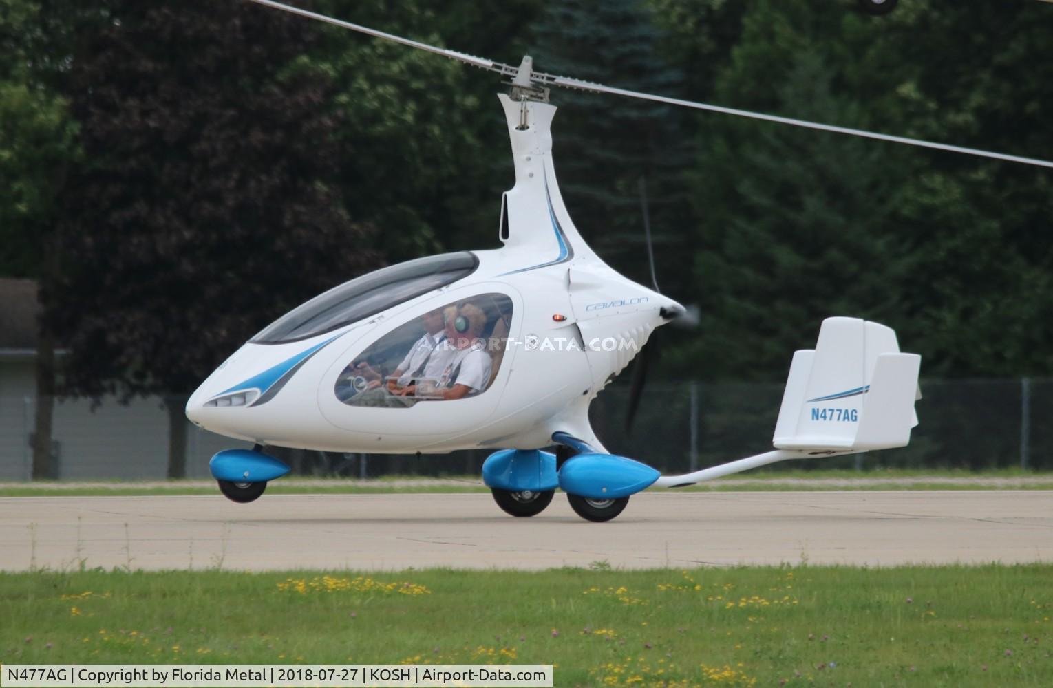 N477AG, 2015 AutoGyro Cavalon C/N V00201, OSH 2018