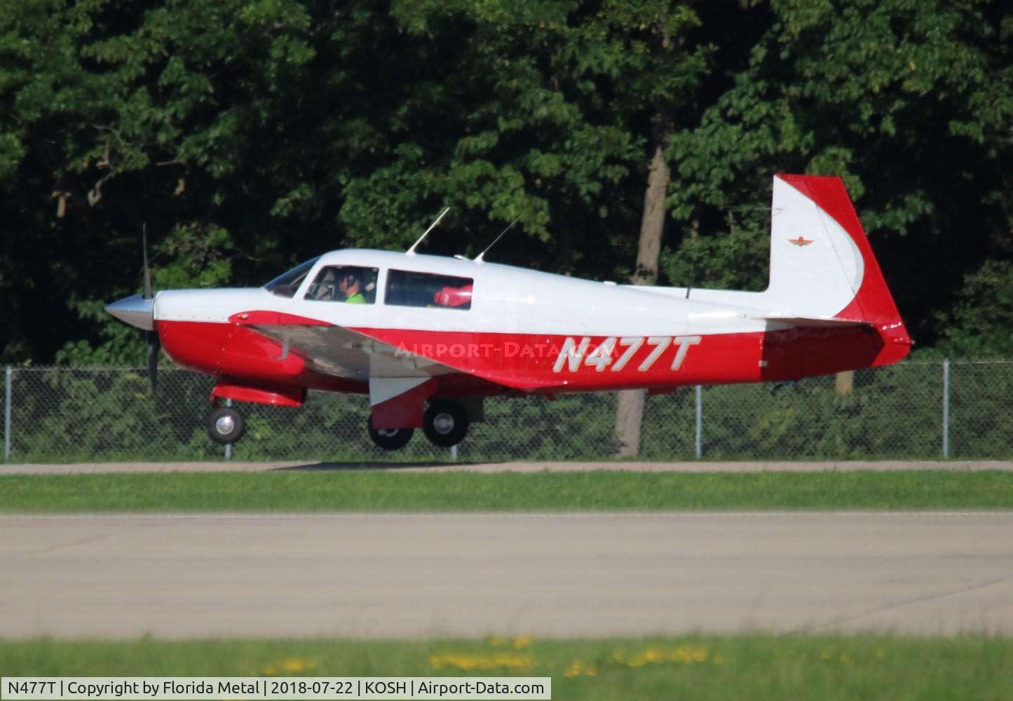 N477T, 1967 Mooney M20F Executive C/N 670274, OSH 2018