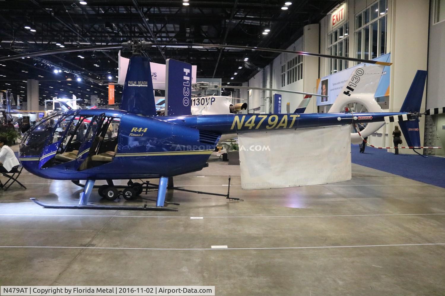 N479AT, 2007 Robinson R44 C/N 1768, NBAA 2016