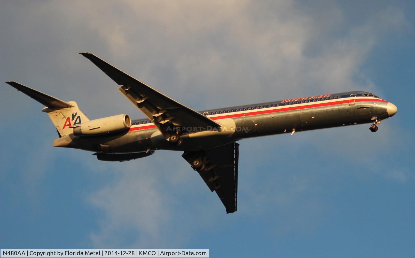N480AA, 1988 McDonnell Douglas MD-82 (DC-9-82) C/N 49655, MCO 2014