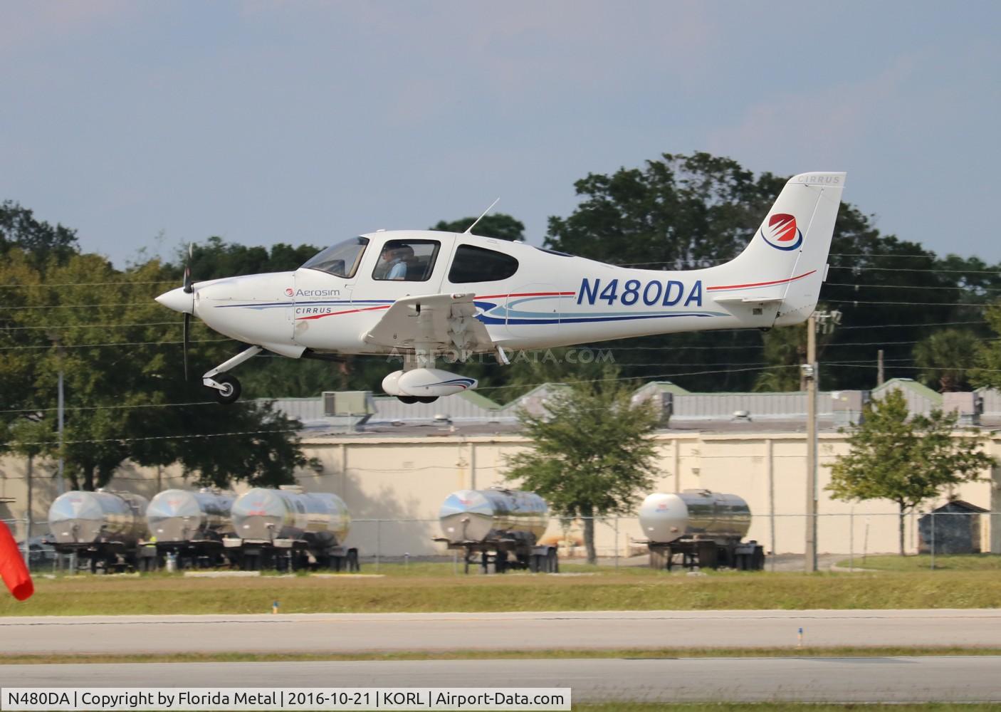 N480DA, 2007 Cirrus SR20 C/N 1822, ORL 2016