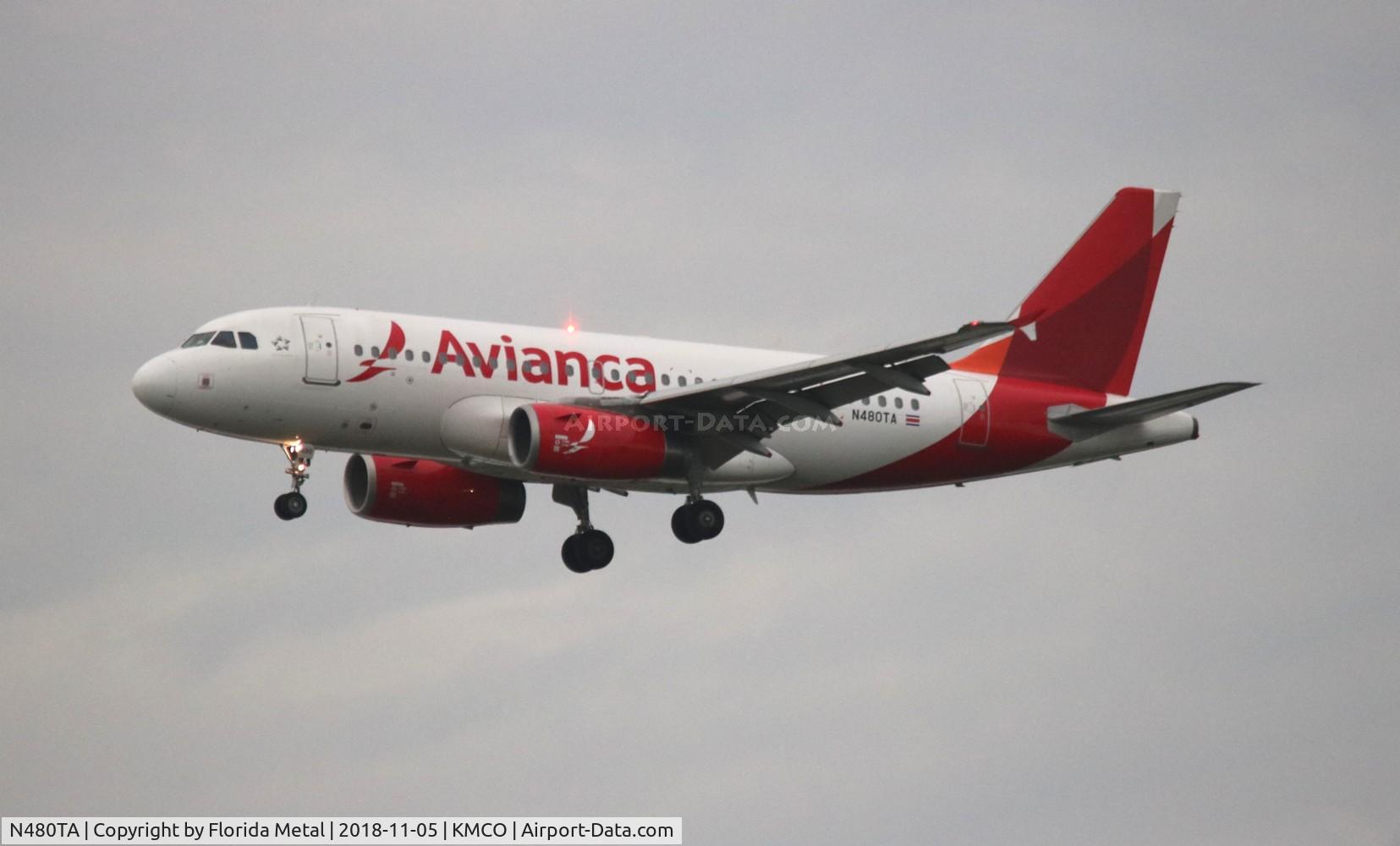 N480TA, 2007 Airbus A319-132 C/N 3057, MCO 2018