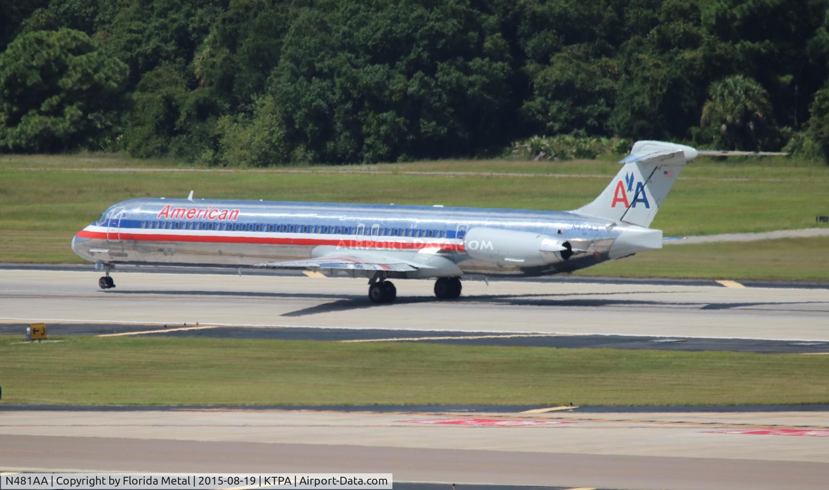 N481AA, 1988 McDonnell Douglas MD-82 (DC-9-82) C/N 49656, TPA 2015