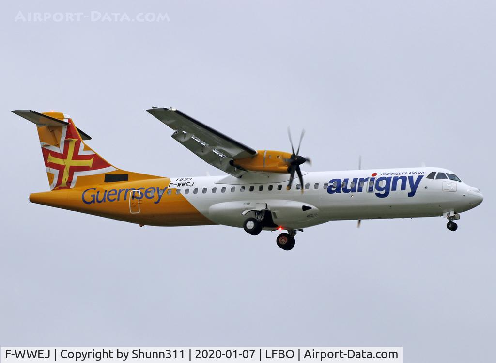 F-WWEJ, 2019 ATR 72-212A C/N 1599, C/n 1599 - To be G-ORAI