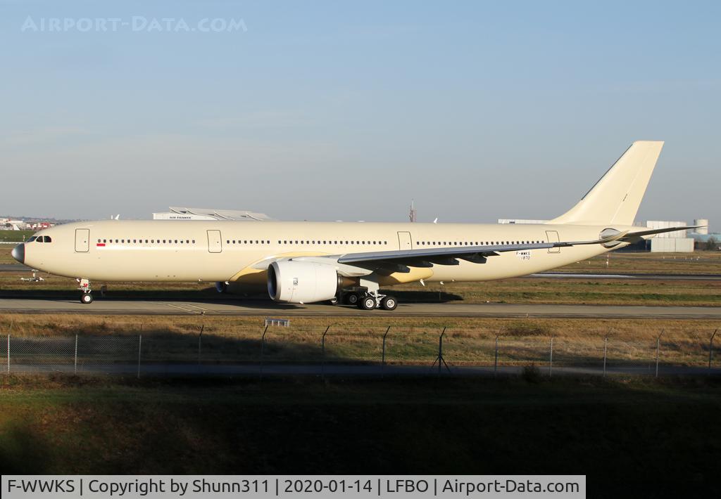 F-WWKS, 2018 Airbus A330-941N C/N 1870, C/n 1870 - WOW Air ntu... For Garuda Citylink as PK-GYA