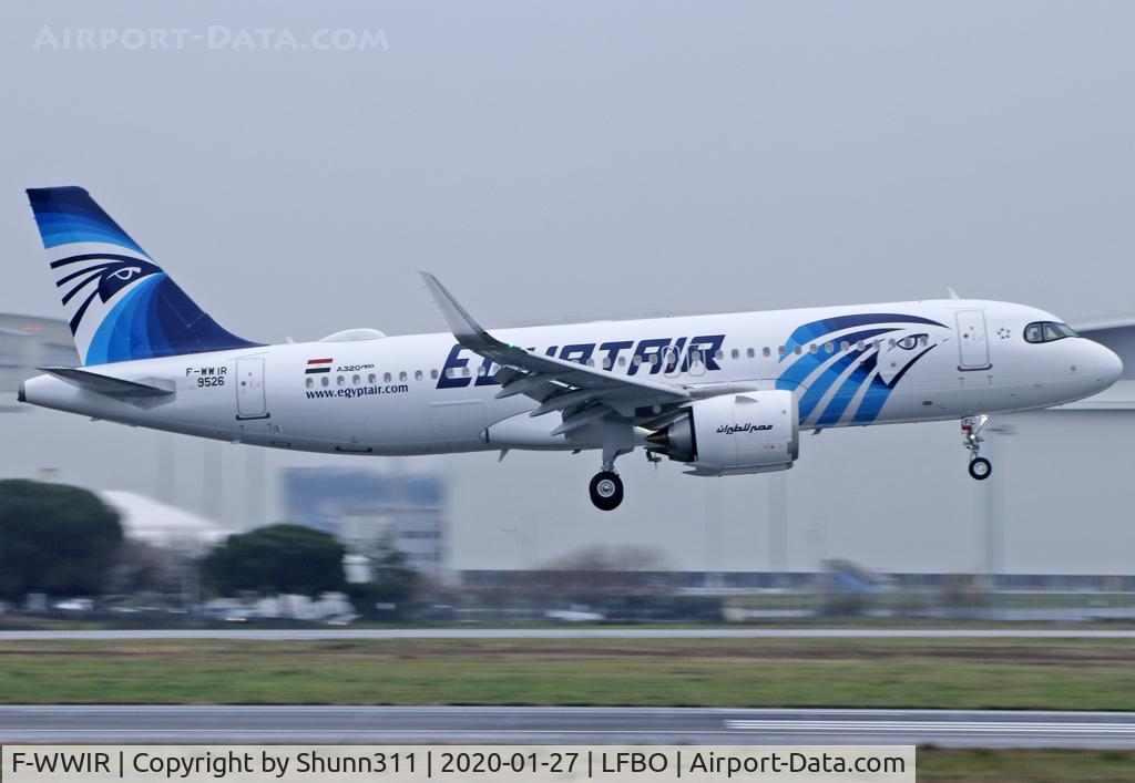 F-WWIR, 2020 Airbus A320-251N C/N 9526, C/n 9526 - To be SU-GFL