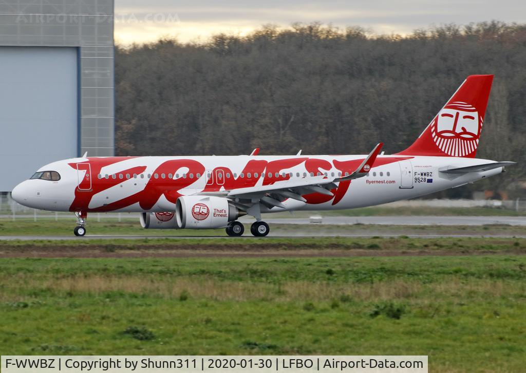 F-WWBZ, 2020 Airbus A320-251N C/N 9528, C/n 9528 - Ernest ntu with EI-JAK... For Jazeera Airways as 9K-CBE