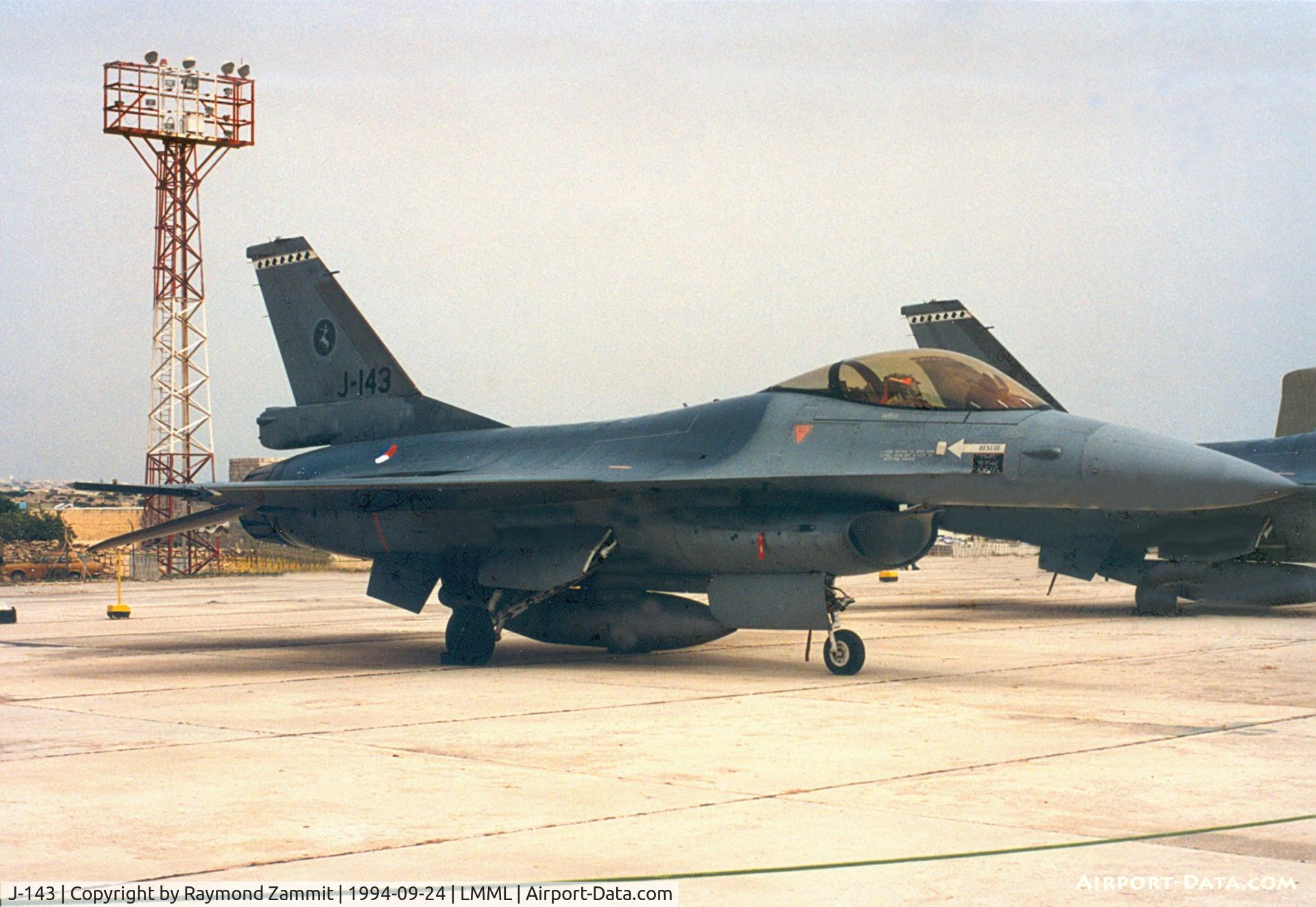 J-143, Fokker F-16AM Fighting Falcon C/N 6D-133, Fokker F-16AM Fighting Falcon J-143 Royal Netherlands Air Force