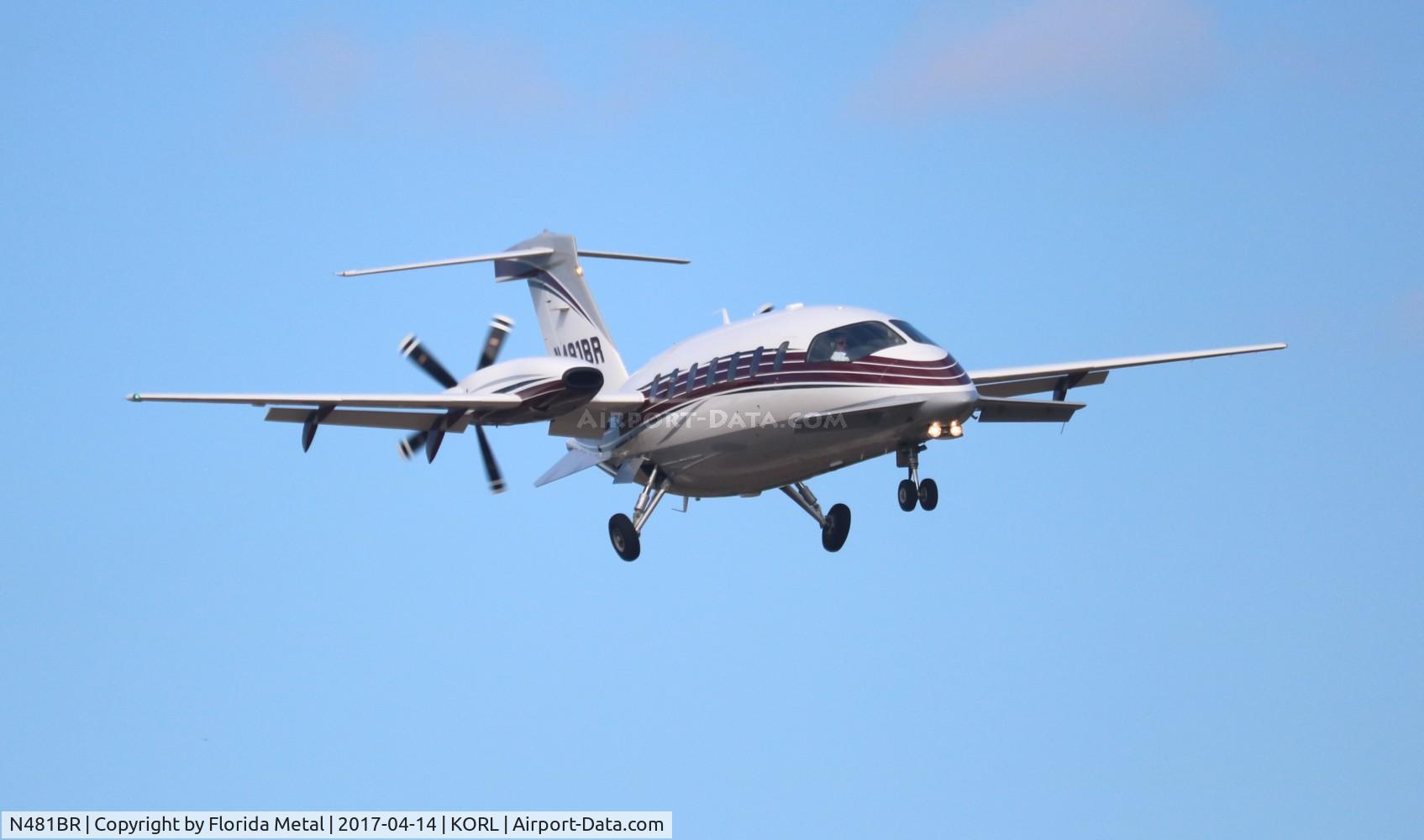N481BR, 2018 Piaggio P-180 Avanti II C/N 1210, ORL 2017