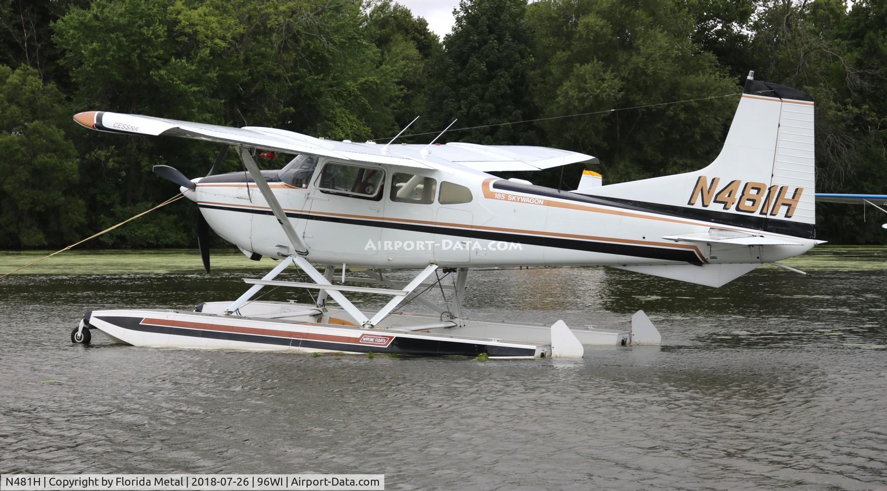 N481H, 1961 Cessna 185 Skywagon C/N 185-0116, OSH 2018