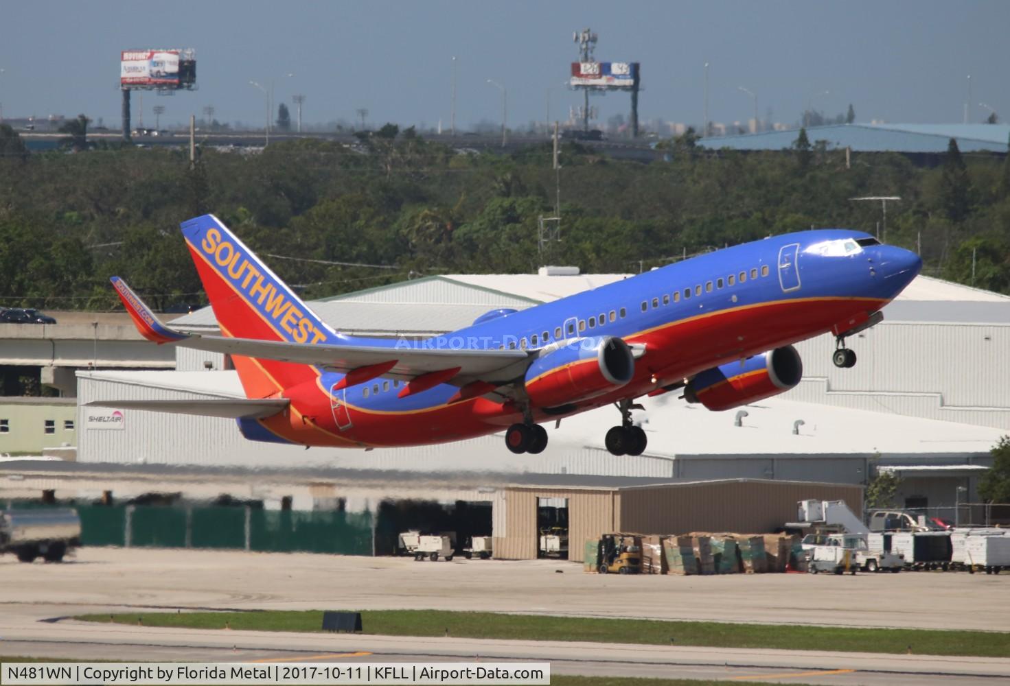 N481WN, 2004 Boeing 737-7H4 C/N 29853, FLL 2017