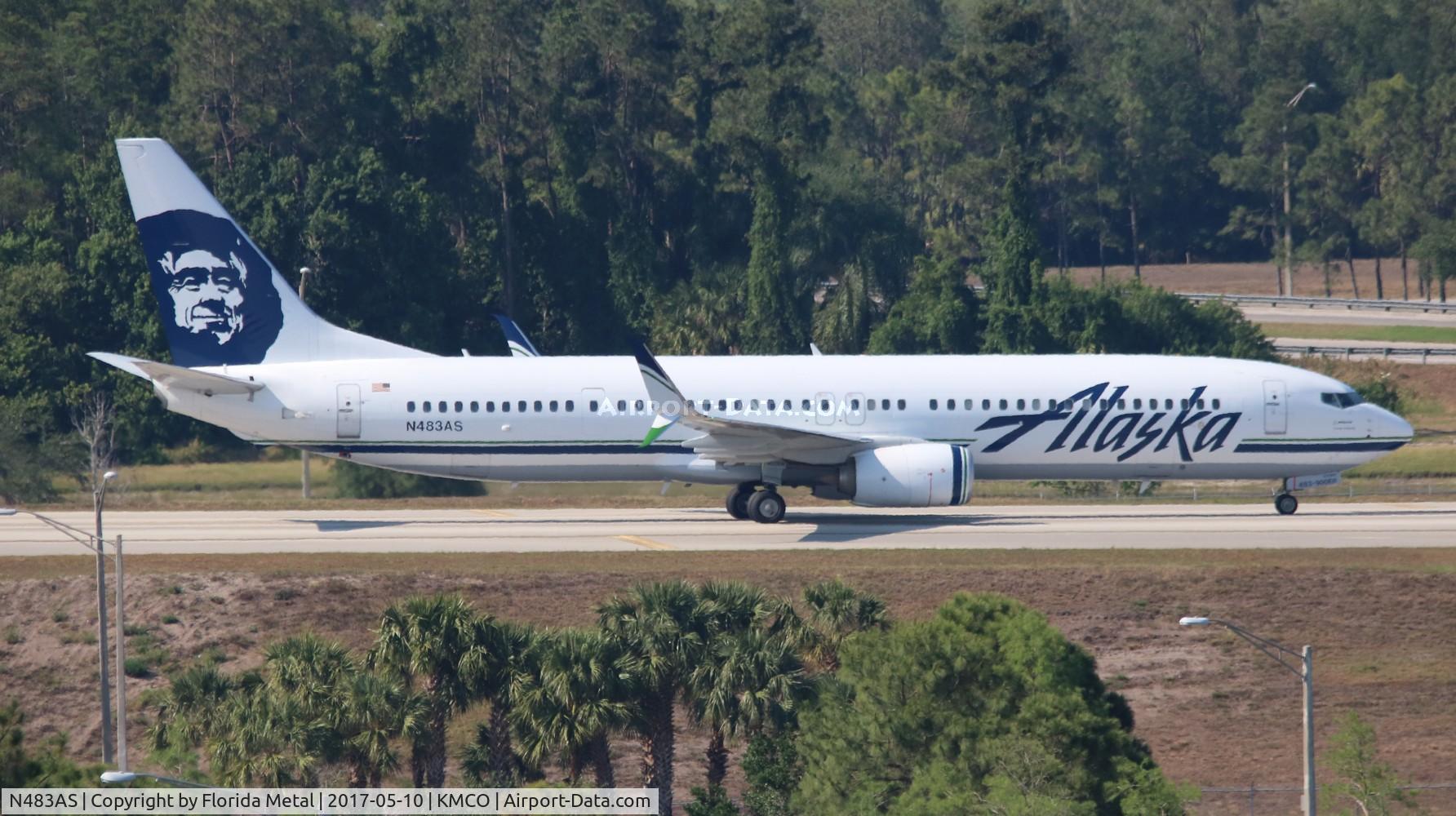 N483AS, 2015 Boeing 737-990/ER C/N 36350, MCO 2017