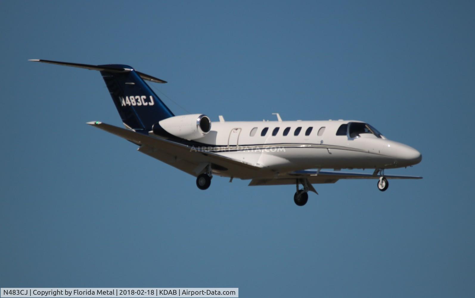 N483CJ, 2015 Cessna 525B CitationJet CJ3+ C/N 525B-0483, DAB 2018