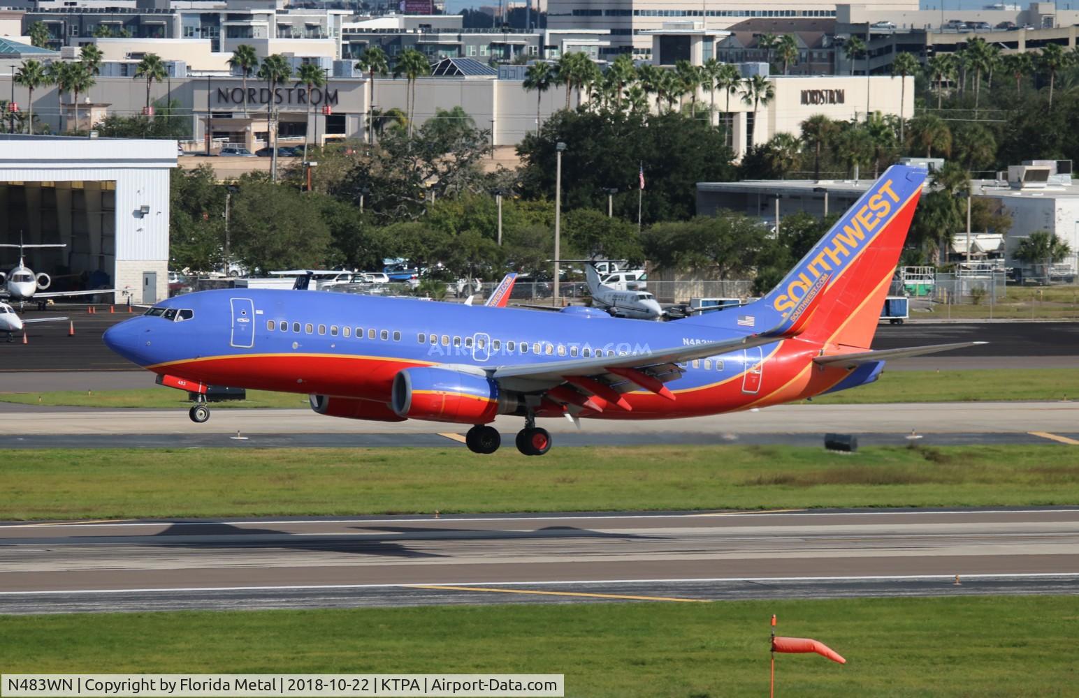 N483WN, 2004 Boeing 737-7H4 C/N 32472, TPA 2018