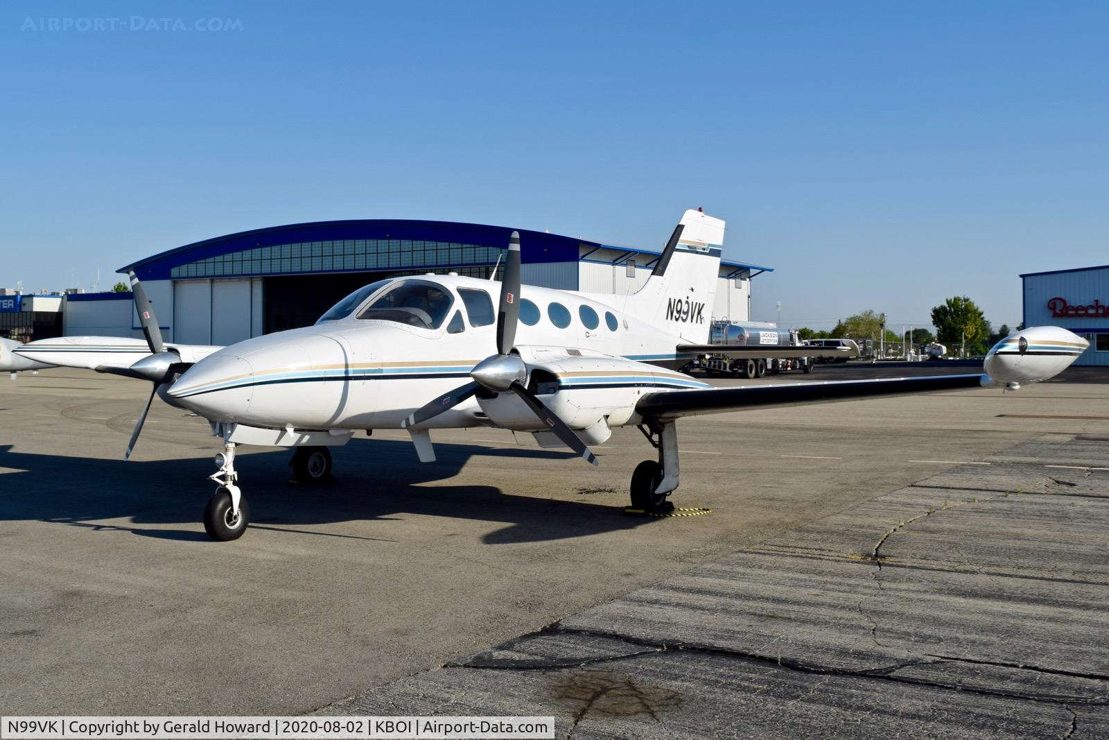 N99VK, 1969 Cessna 421A Golden Eagle Golden Eagle C/N 421A0091, Parked on north GA ramp.