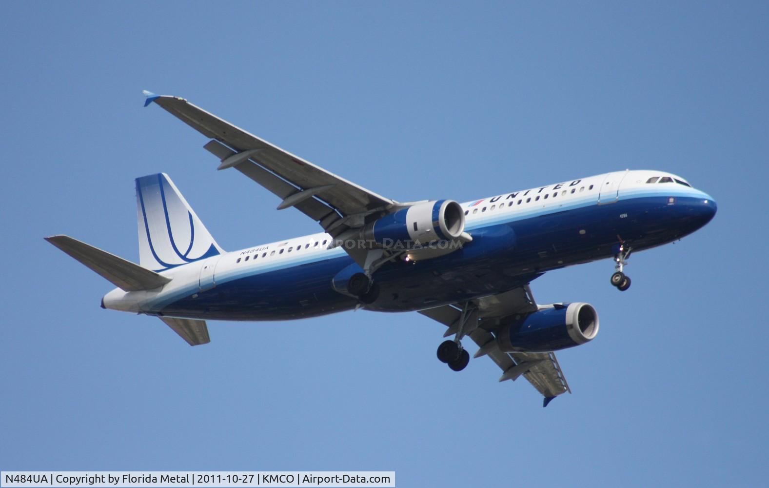 N484UA, 2001 Airbus A320-232 C/N 1609, MCO 2011