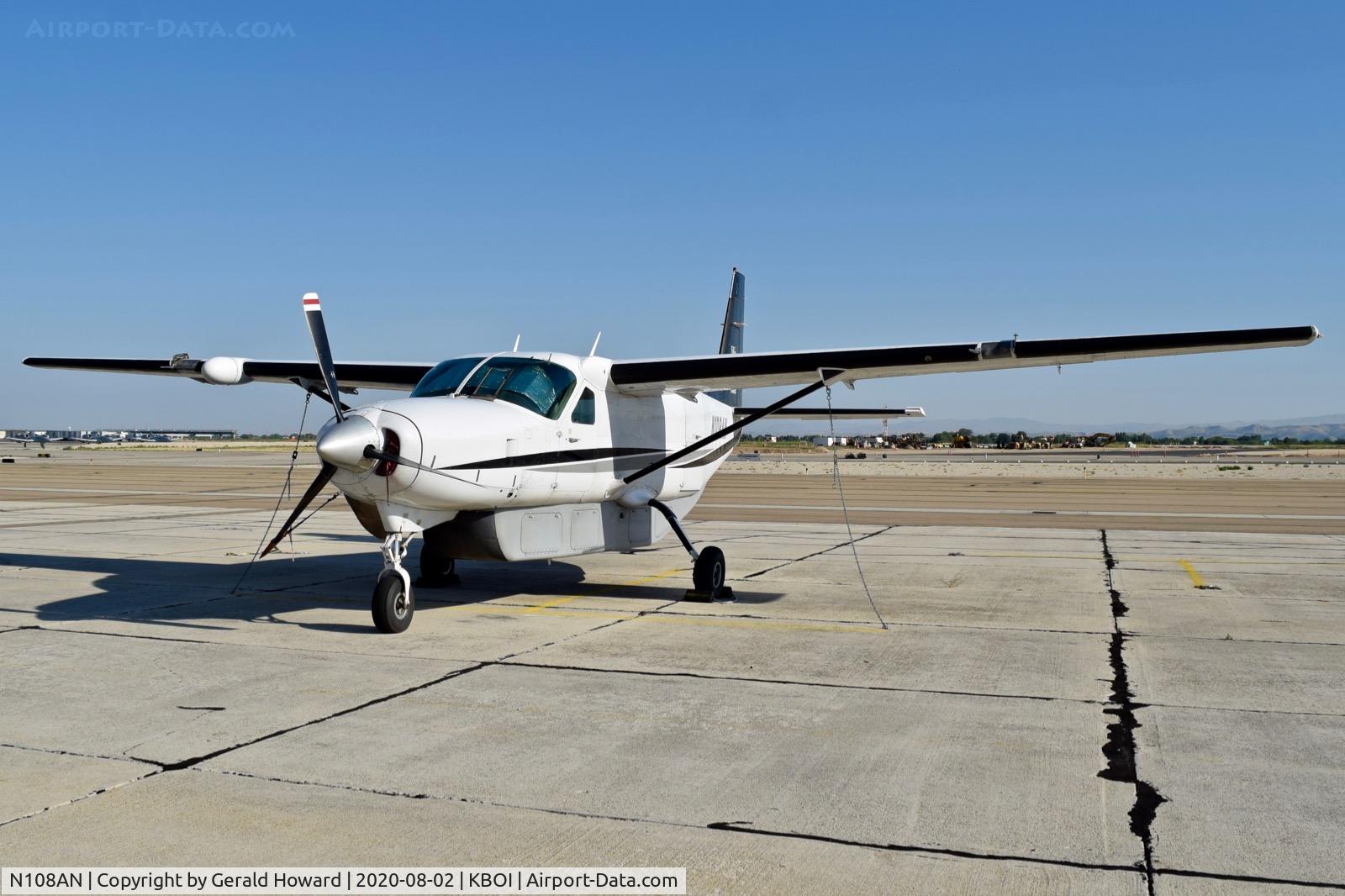N108AN, Cessna 208B C/N 208B0975, Parked on the south GA ramp.