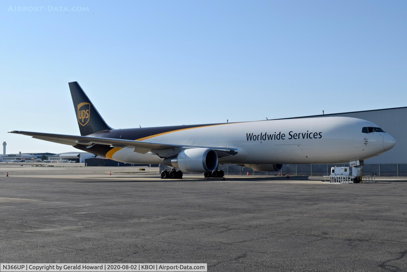 N366UP, 2019 Boeing 767-300F C/N 65789, Parked on UPS ramp.