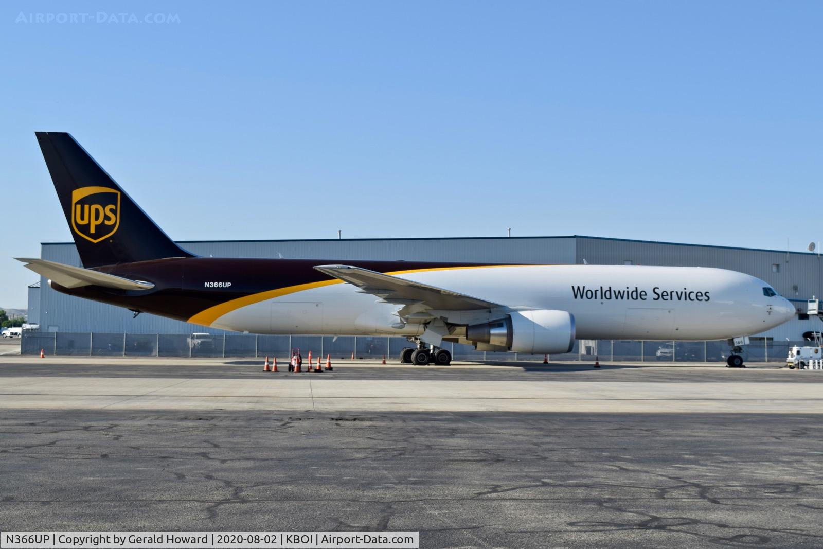 N366UP, 2019 Boeing 767-300F C/N 65789, Parked on UPS ramp.