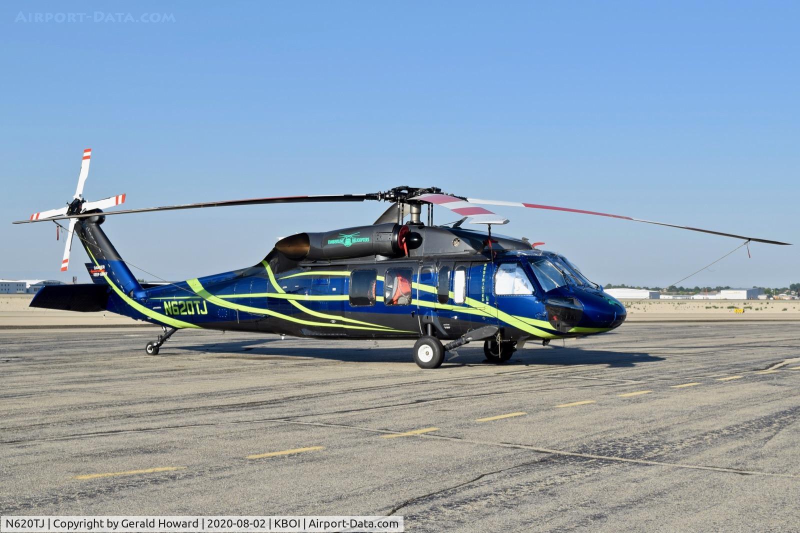 N620TJ, 1981 Sikorsky UH-60A Black Hawk C/N 70-342, Parked on north GA ramp.