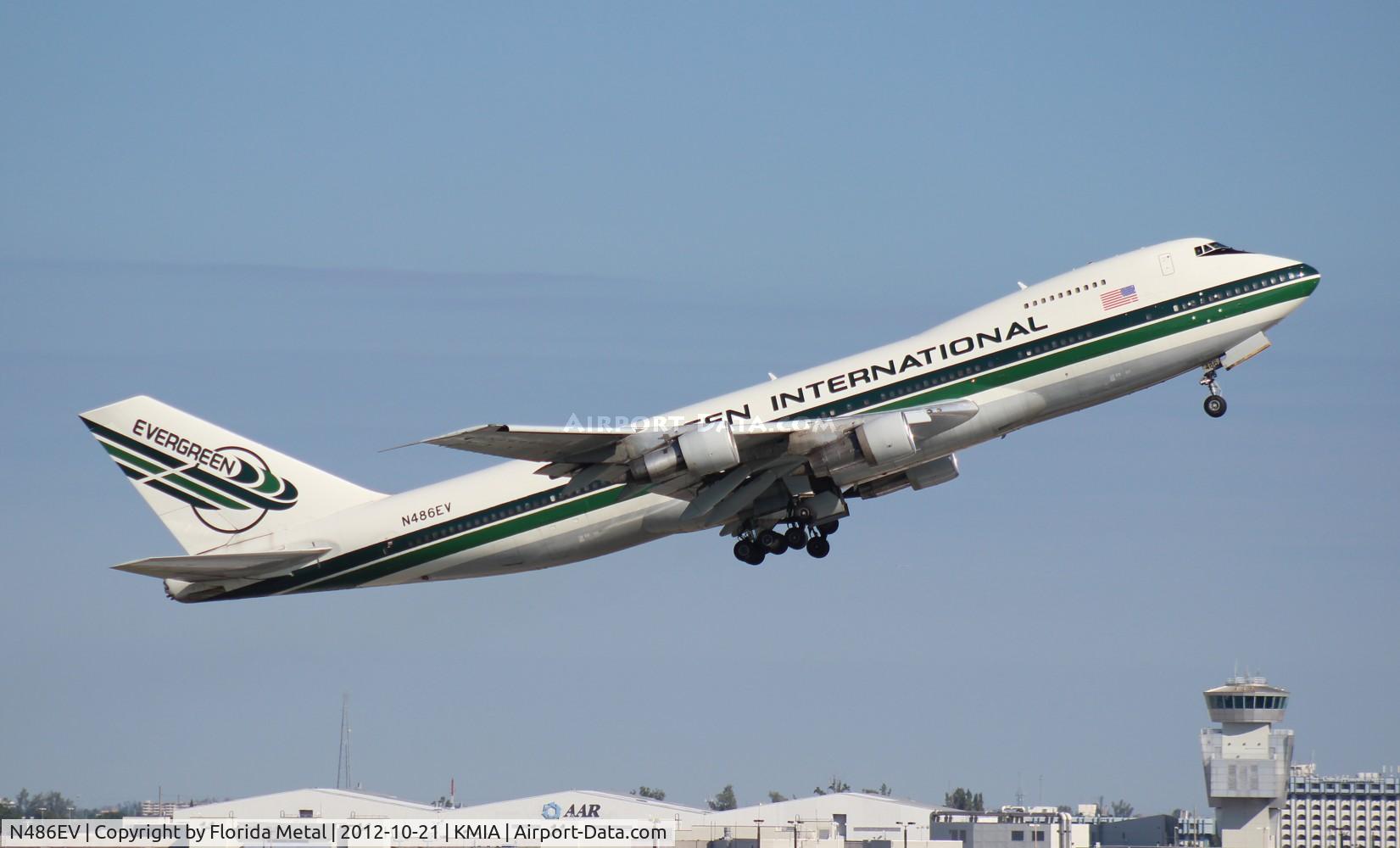 N486EV, 1974 Boeing 747-212B C/N 20888, MIA 2012
