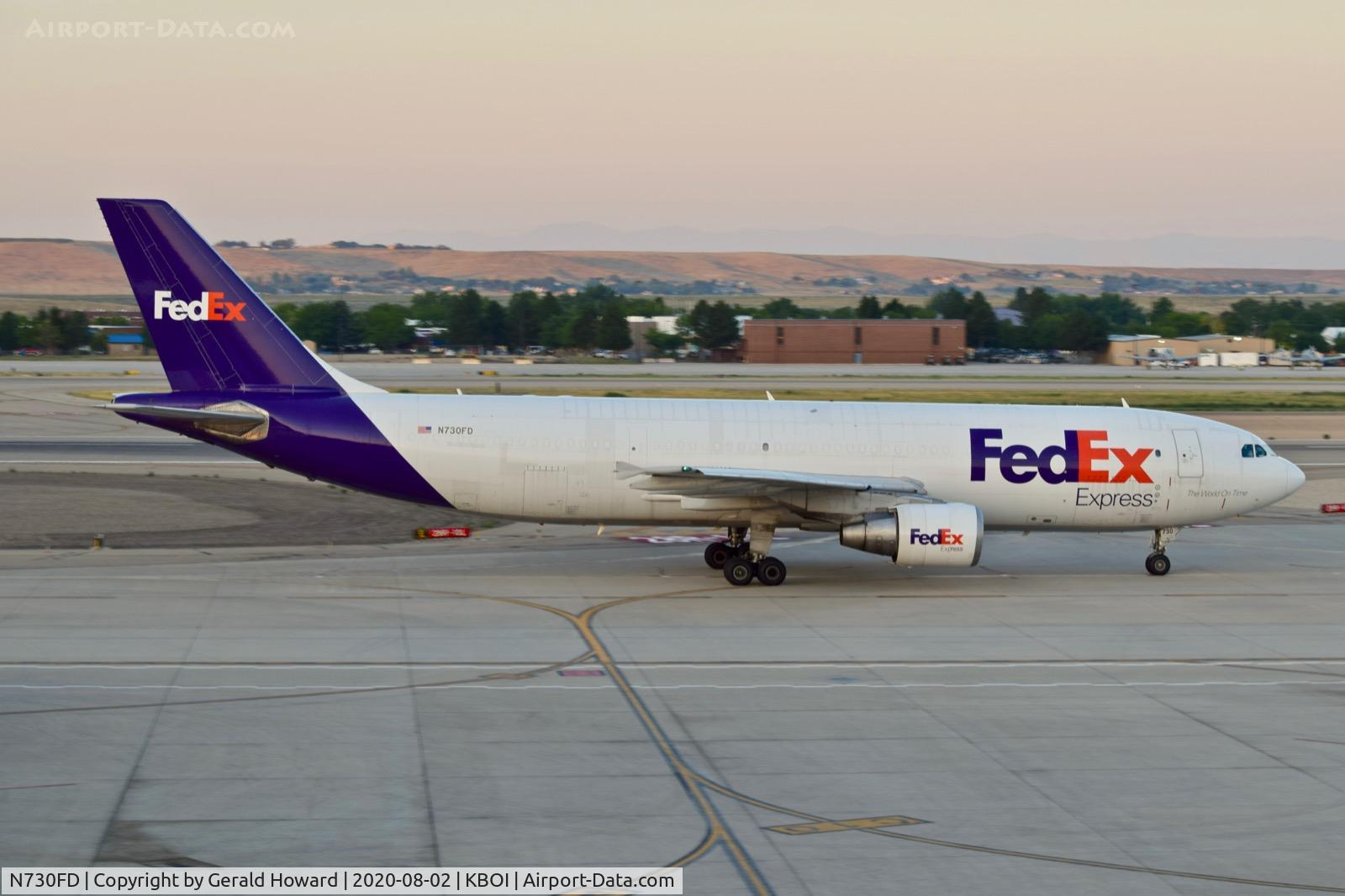 N730FD, 1992 Airbus A300B4-622R C/N 659, Taxi on Alpha.