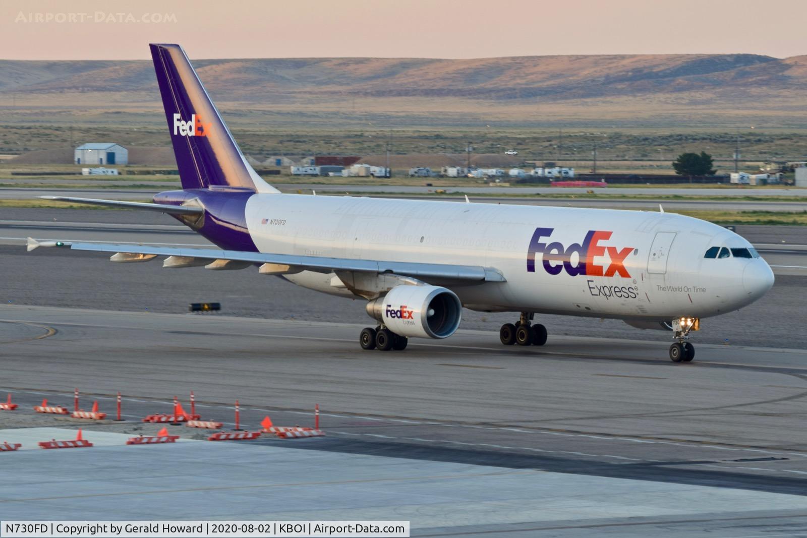 N730FD, 1992 Airbus A300B4-622R C/N 659, Taxi on Alpha.