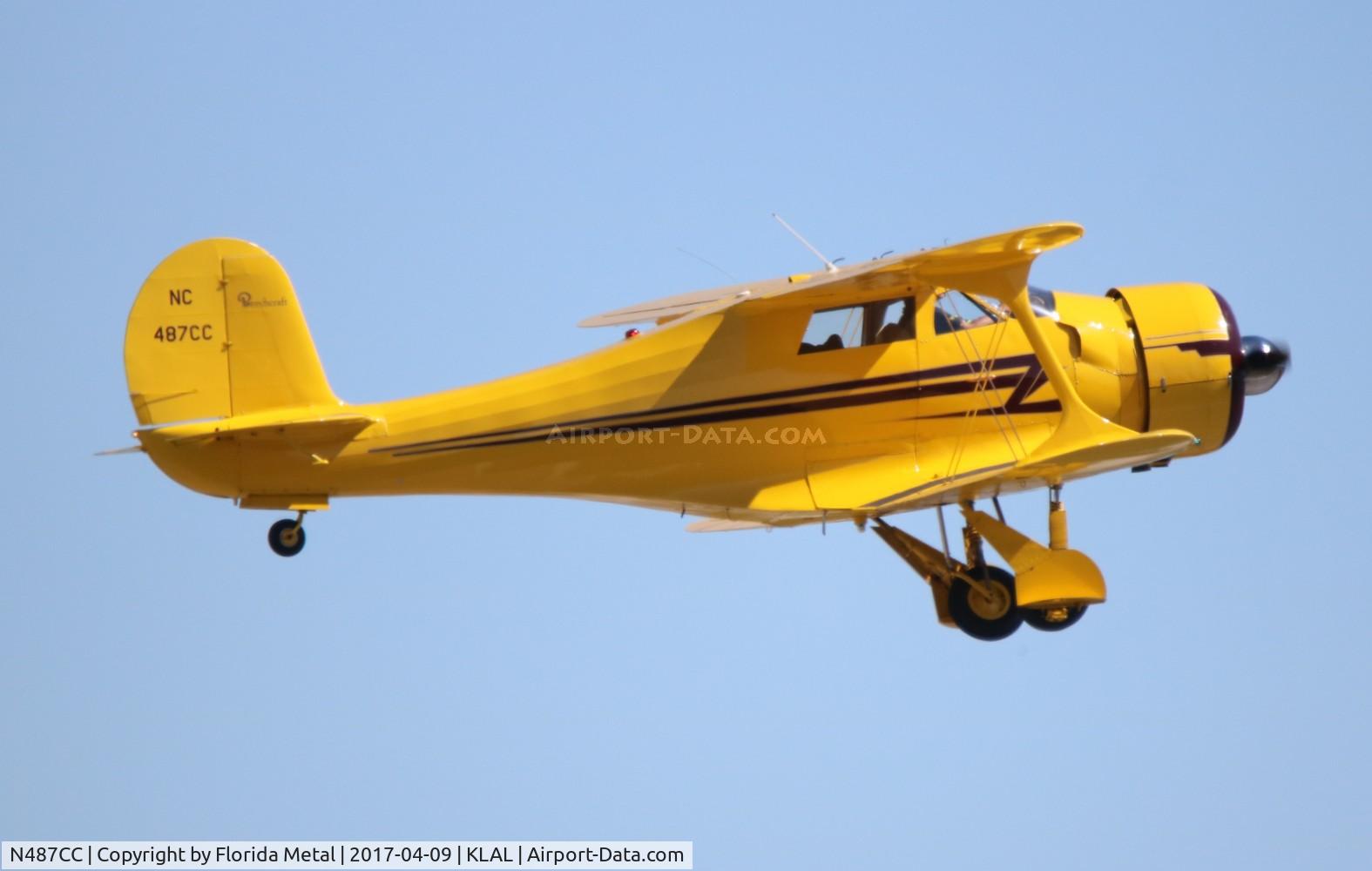 N487CC, 1943 Beech D17S Staggerwing C/N 4837, SNF 2017