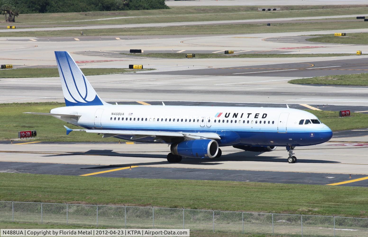 N488UA, 2001 Airbus A320-232 C/N 1680, TPA 2012