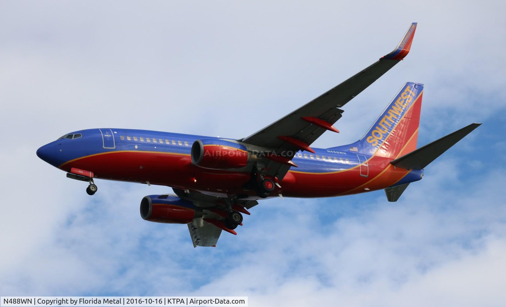 N488WN, 2004 Boeing 737-7H4 C/N 33853, TPA 2016