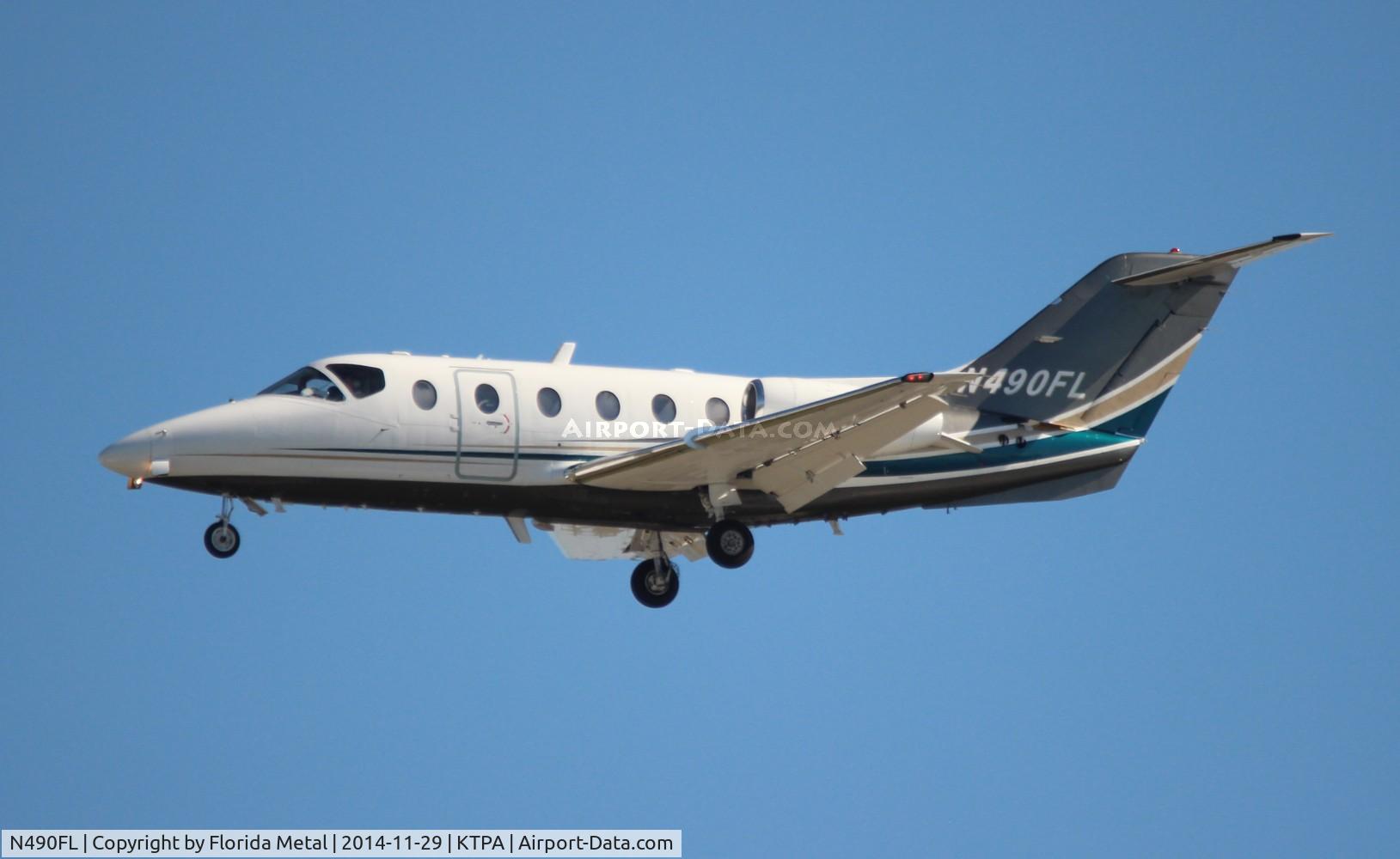 N490FL, 1999 Raytheon Beechjet 400A/Nextant N400XT C/N RK-252, TPA 2014