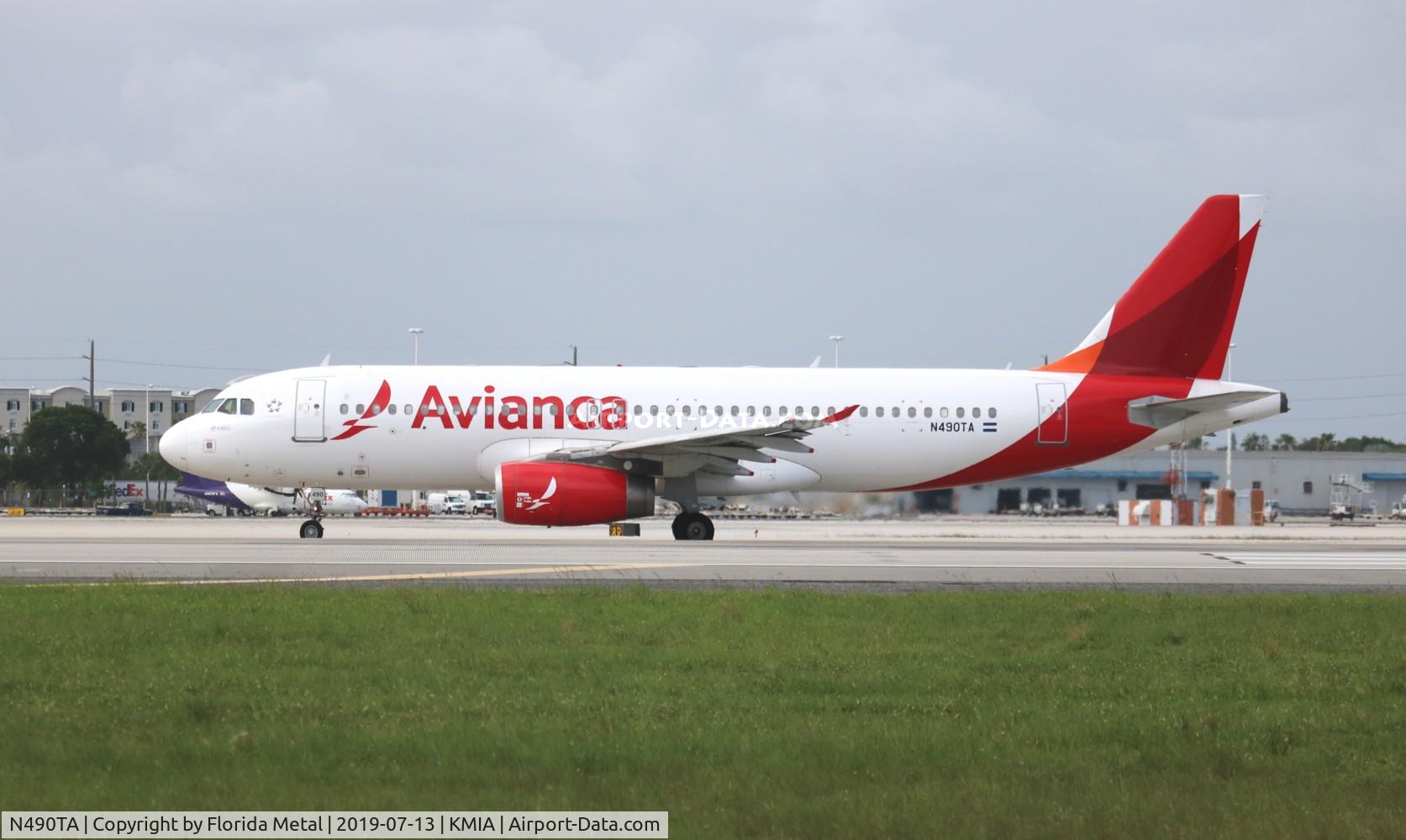 N490TA, 2004 Airbus A320-233 C/N 2282, MIA 2019
