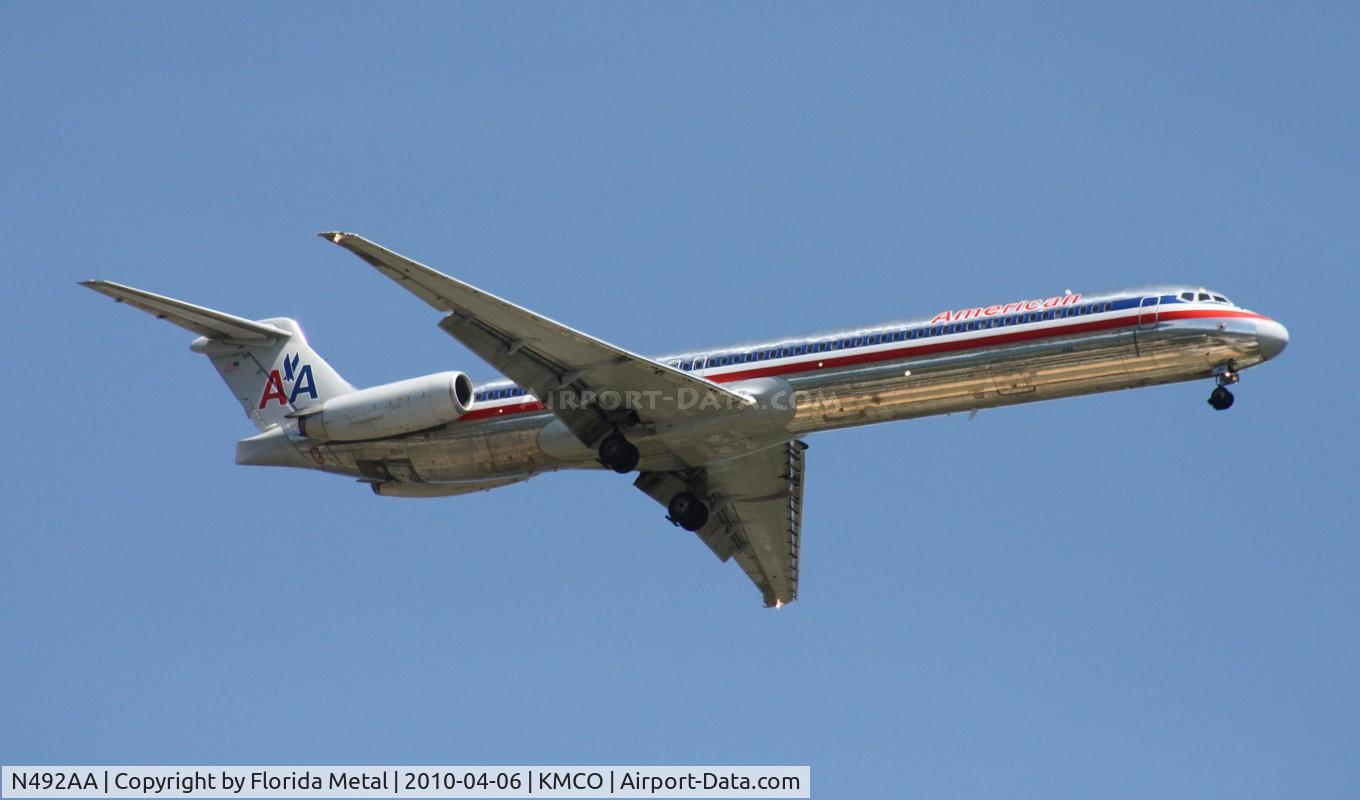 N492AA, 1989 McDonnell Douglas MD-82 (DC-9-82) C/N 49730, MCO 2010