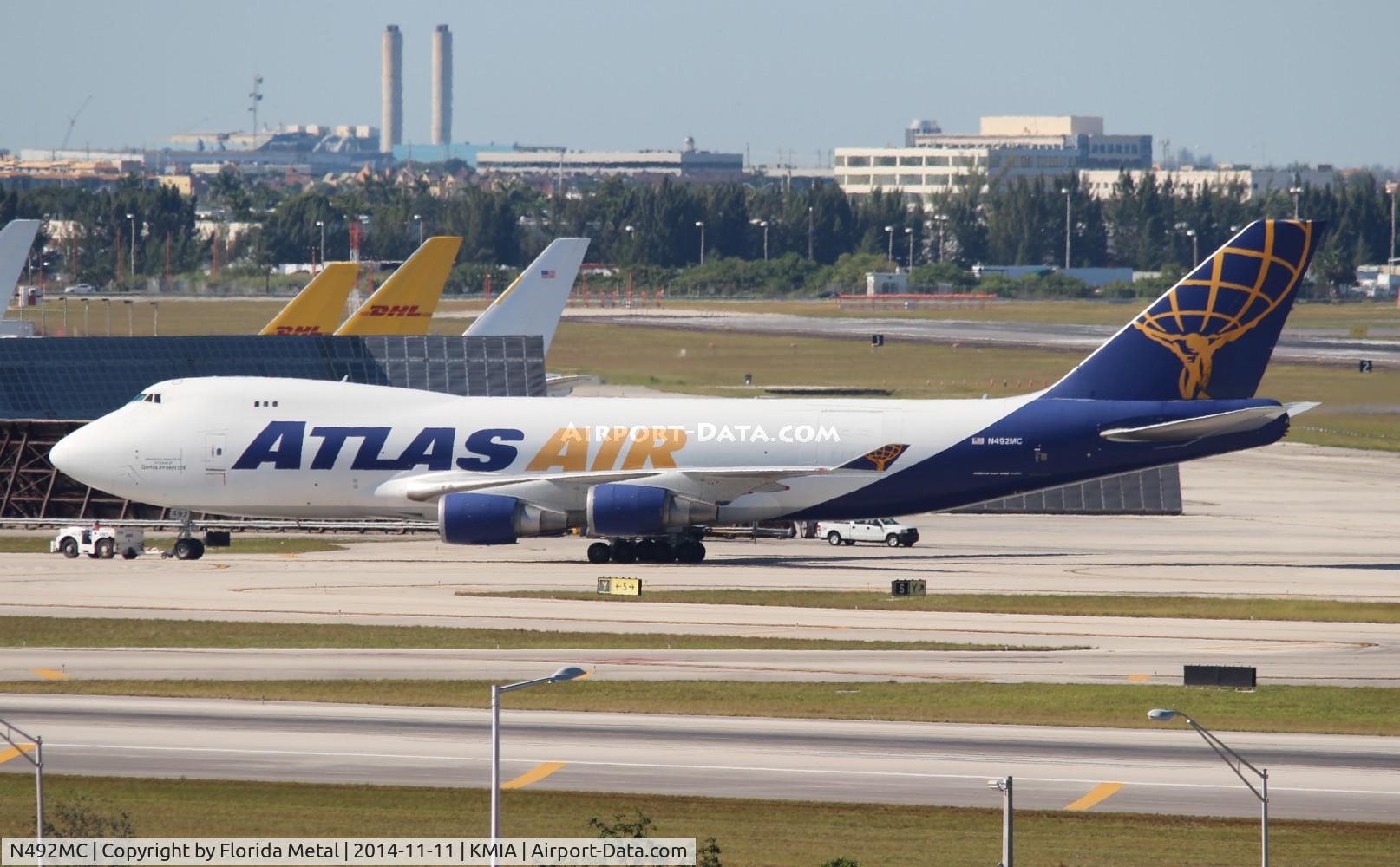 N492MC, 1998 Boeing 747-47UF C/N 29253, MIA 2014