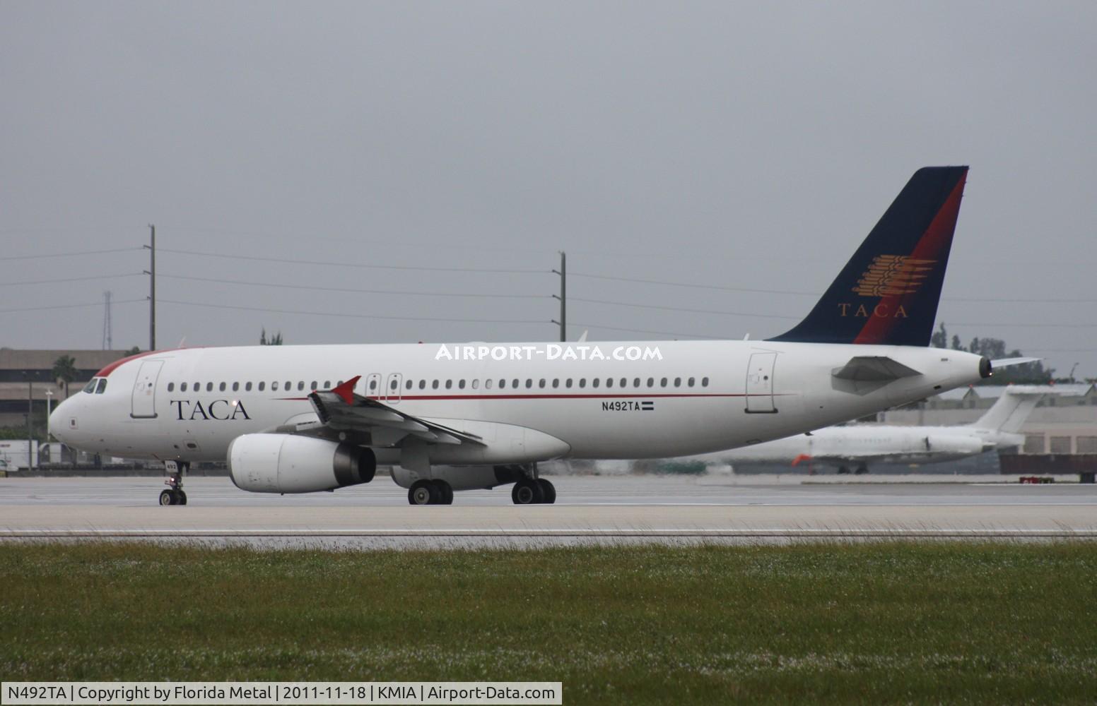 N492TA, 2005 Airbus A320-233 C/N 2434, MIA 2011
