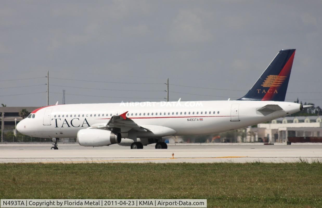 N493TA, 2006 Airbus A320-233 C/N 2917, MIA 2011