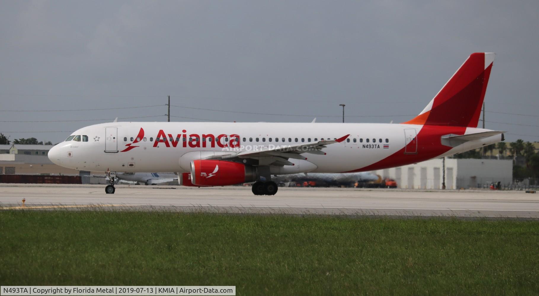 N493TA, 2006 Airbus A320-233 C/N 2917, MIA 2019