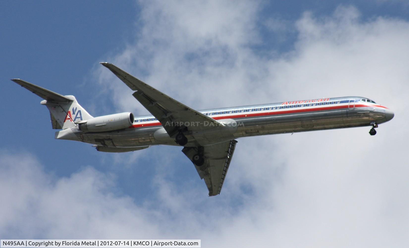 N495AA, 1989 McDonnell Douglas MD-82 (DC-9-82) C/N 49733, MCO 2012