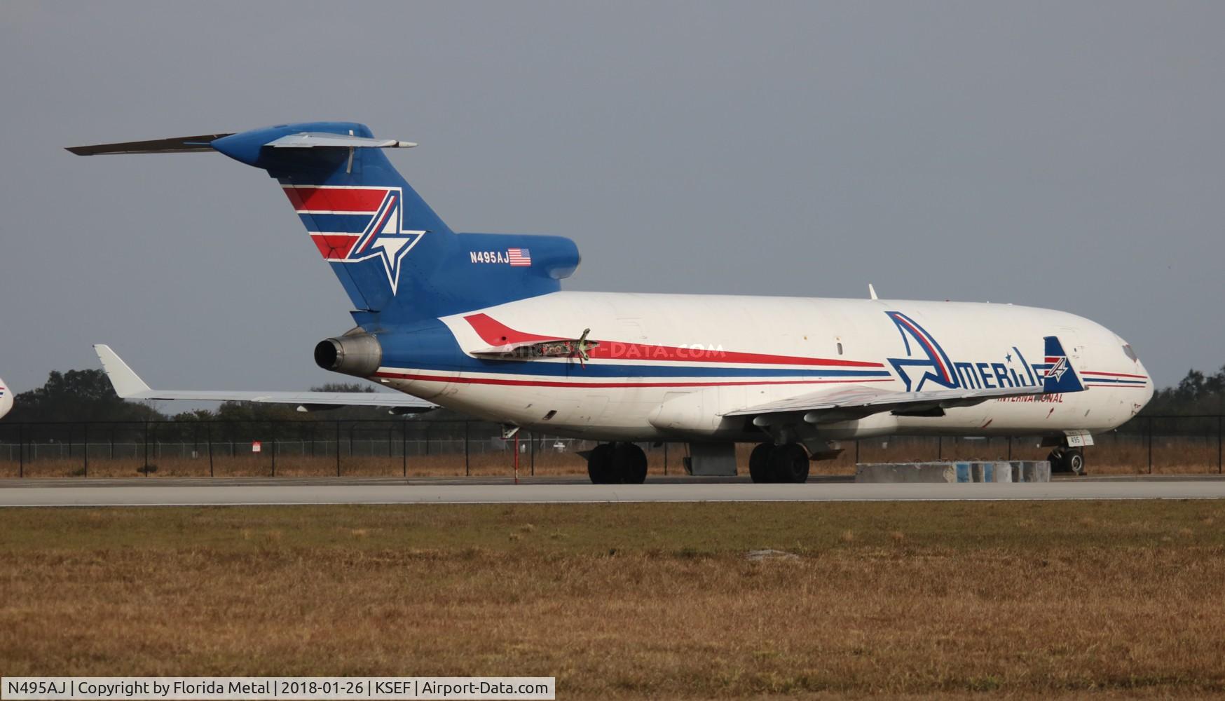 N495AJ, 1975 Boeing 727-233F C/N 20937, SEF 2018 O.F.A.