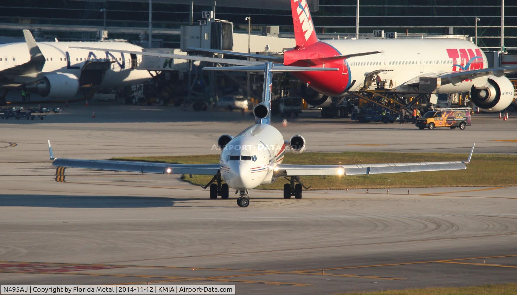 N495AJ, 1975 Boeing 727-233F C/N 20937, MIA 2014