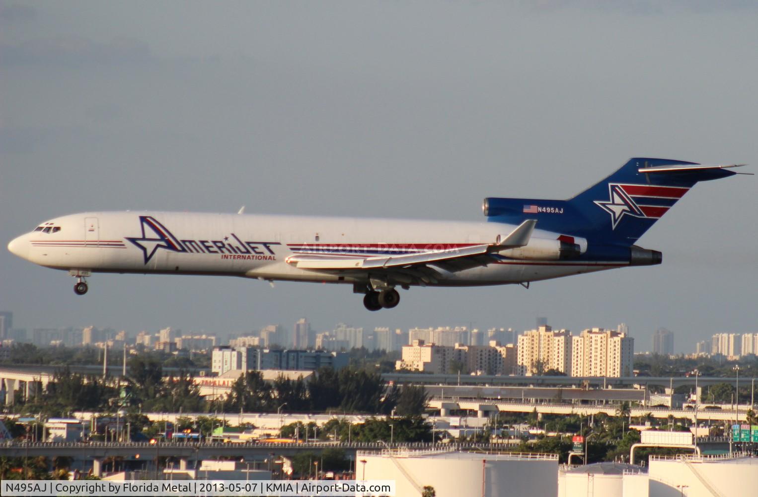 N495AJ, 1975 Boeing 727-233F C/N 20937, MIA 2013