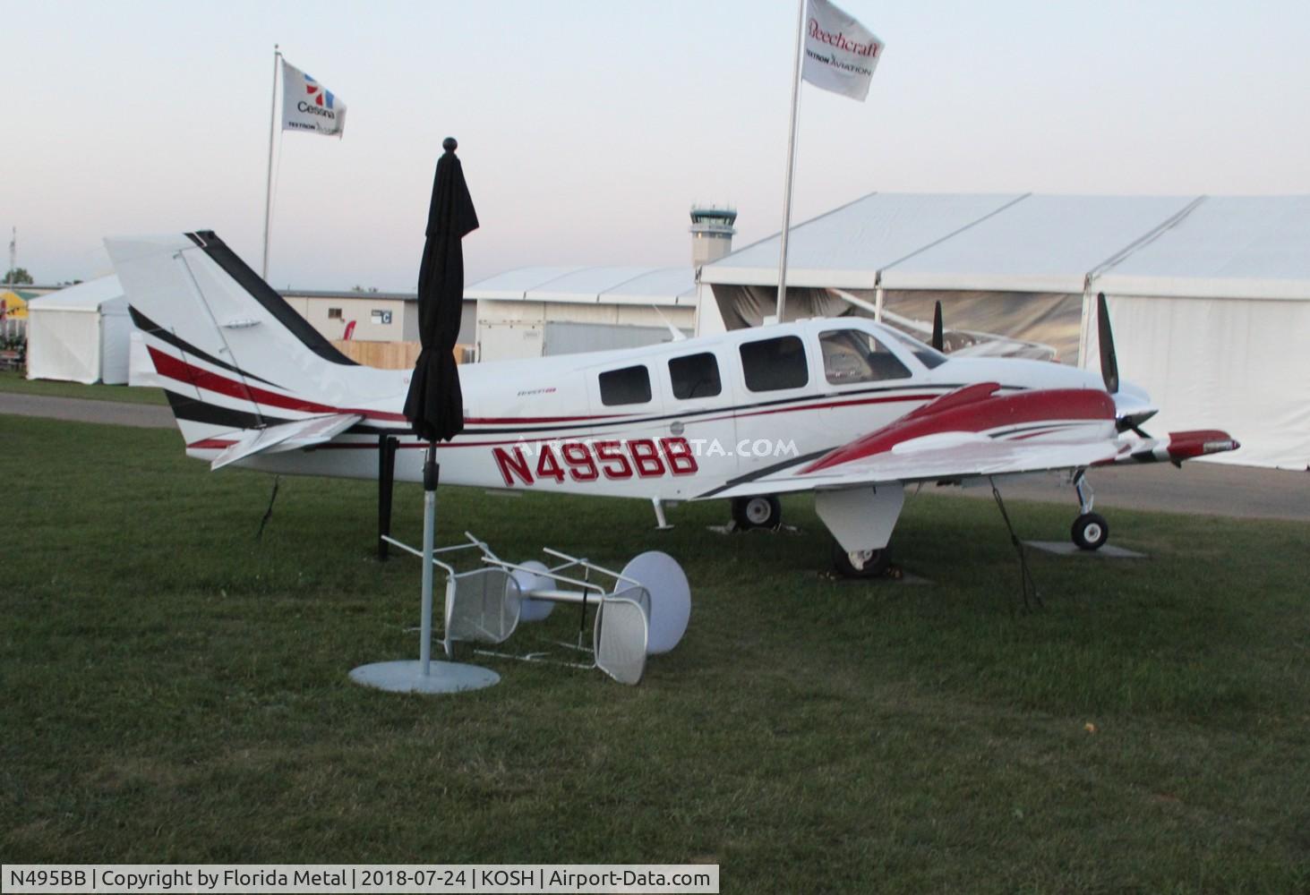 N495BB, 2018 Beech G58 C/N TH-2495, OSH 2018