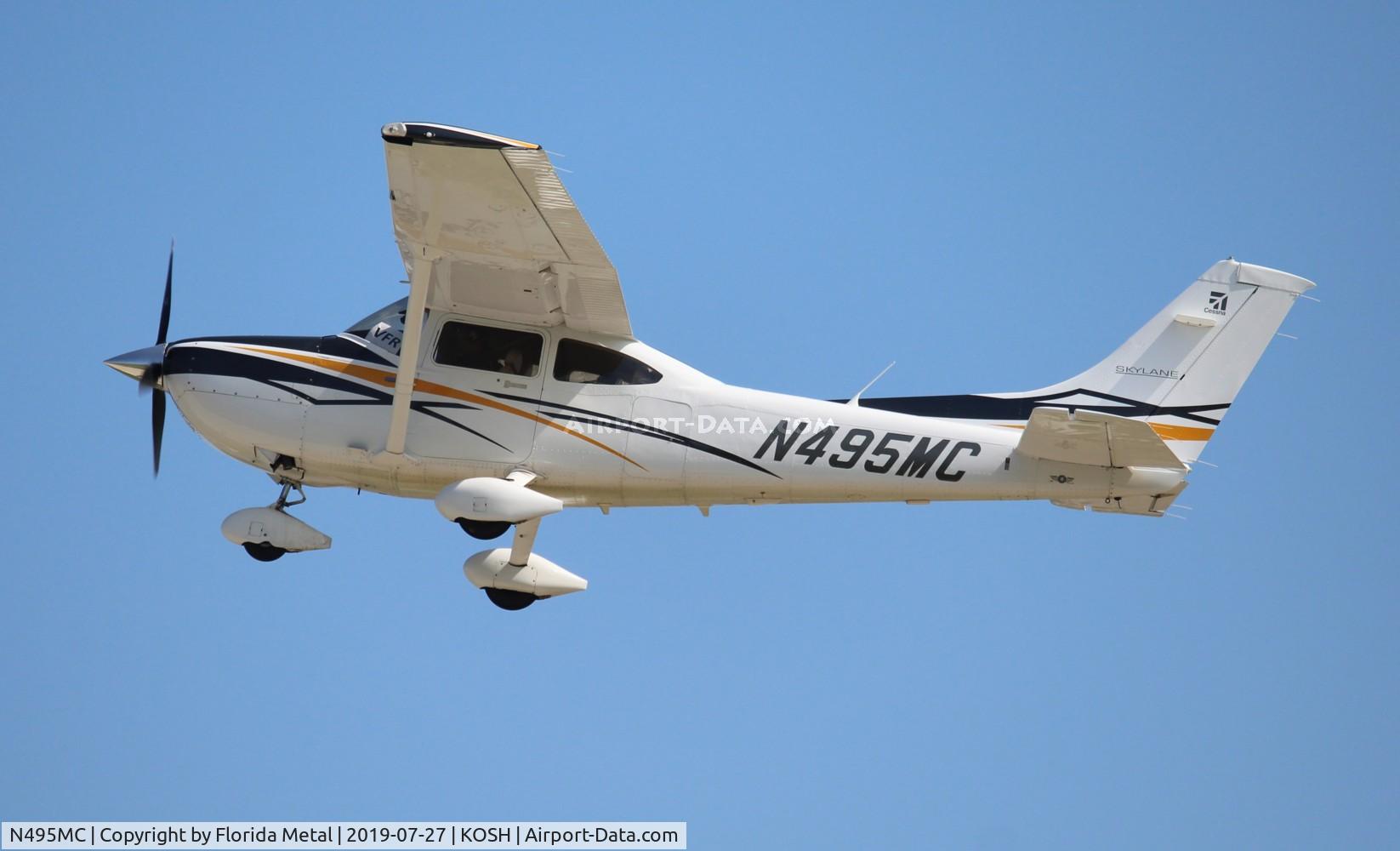 N495MC, 2007 Cessna 182T Skylane C/N 18281895, OSH 2019